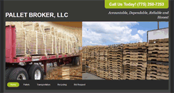 Desktop Screenshot of palletbrokerllc.com