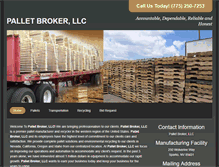 Tablet Screenshot of palletbrokerllc.com